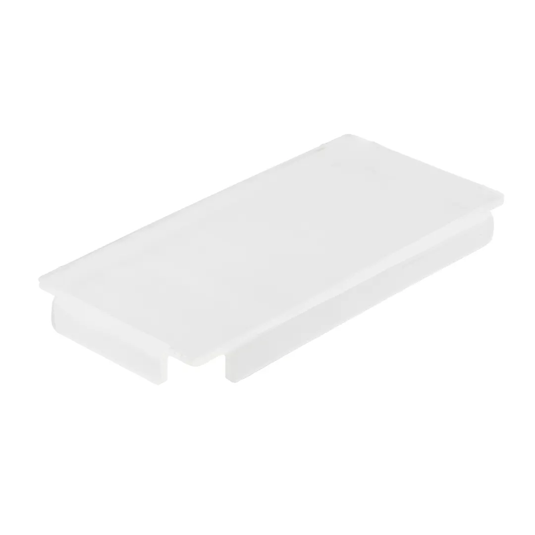 TableCraft CW5036 - 13-1/4" x 6-7/8" x 1" Translucent Acrylic Pan Cover, 1/3 Size, Fits CW5012/CW5014