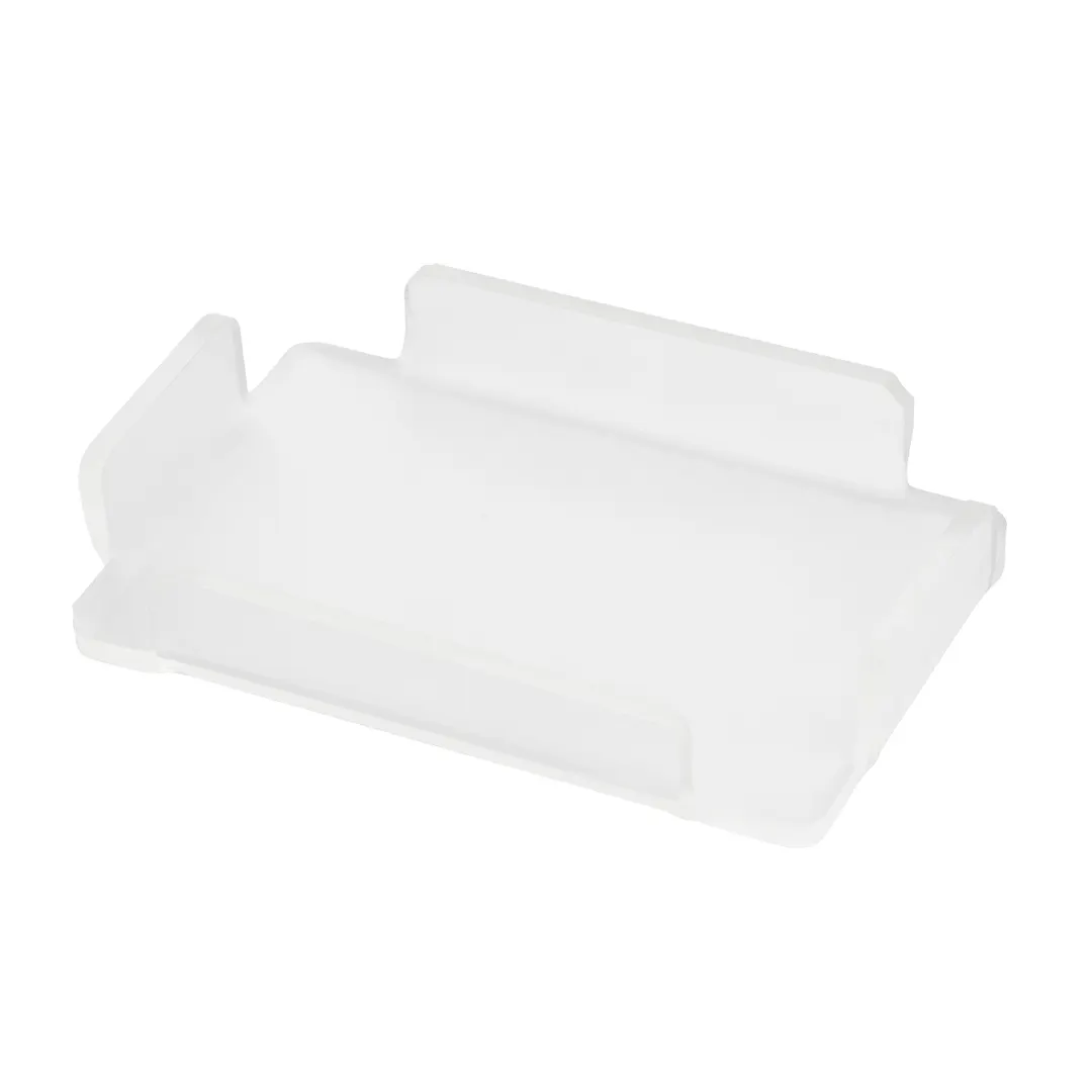 TableCraft Products CW5042 Acrylic Food Pan Cover, 6-7/8" x 4-3/4" x 1", Translucent, 1/9 Size