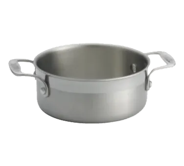 TableCraft CW7000 1-2 qt Induction Mini Casserole, 6-1/4" Dia, 2-1/2", Stainless/Aluminum, Oven Safe 500°F