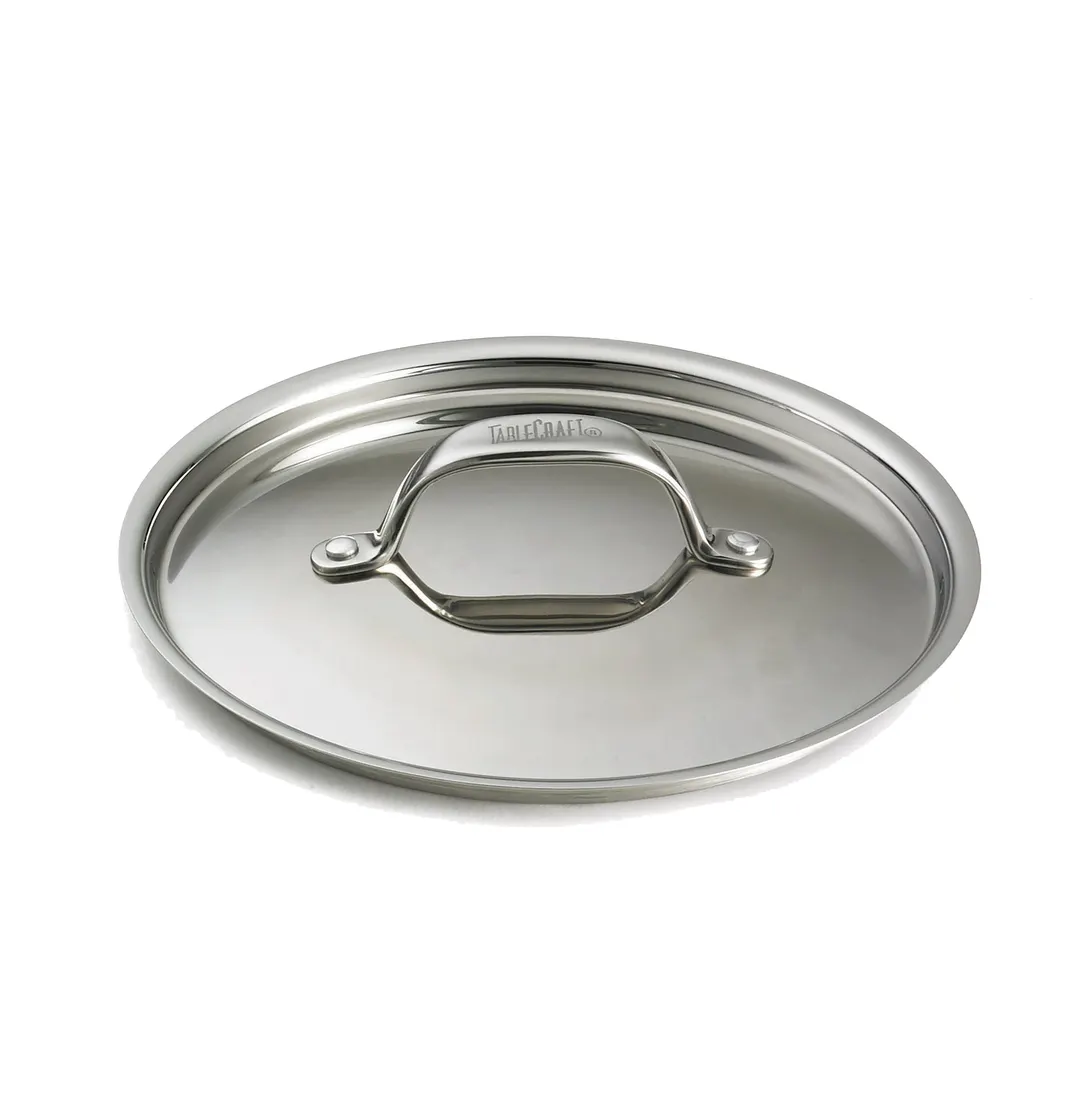 TableCraft Products CW7002L Lid, 6-7/8" dia., Stainless Steel & Aluminum, Dishwasher Safe