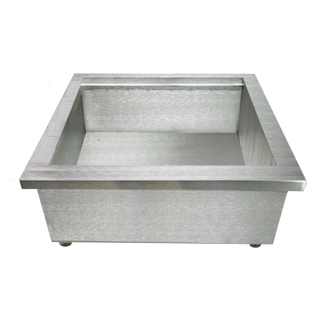 TableCraft Products CW8006BRATCP Ice-Cooled Drop-In Cold Food Well Unit