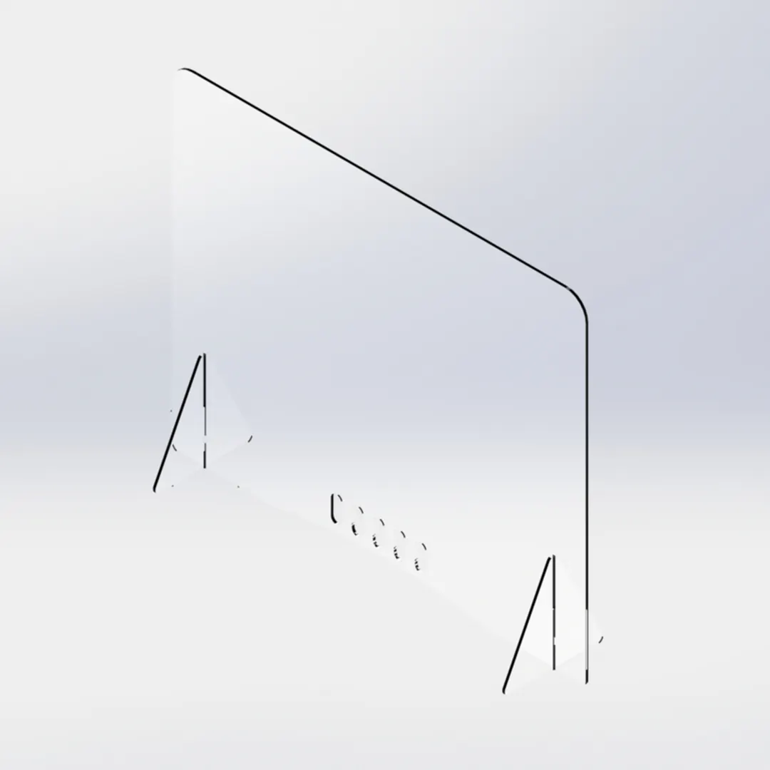 TableCraft Products CWACT1SHIELD Safety Shield / Guard