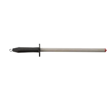 TableCraft Products DS2000 - 12" Diamond Steel Sharpener, Plastic Handle, Dishwasher Safe, 12" Blade