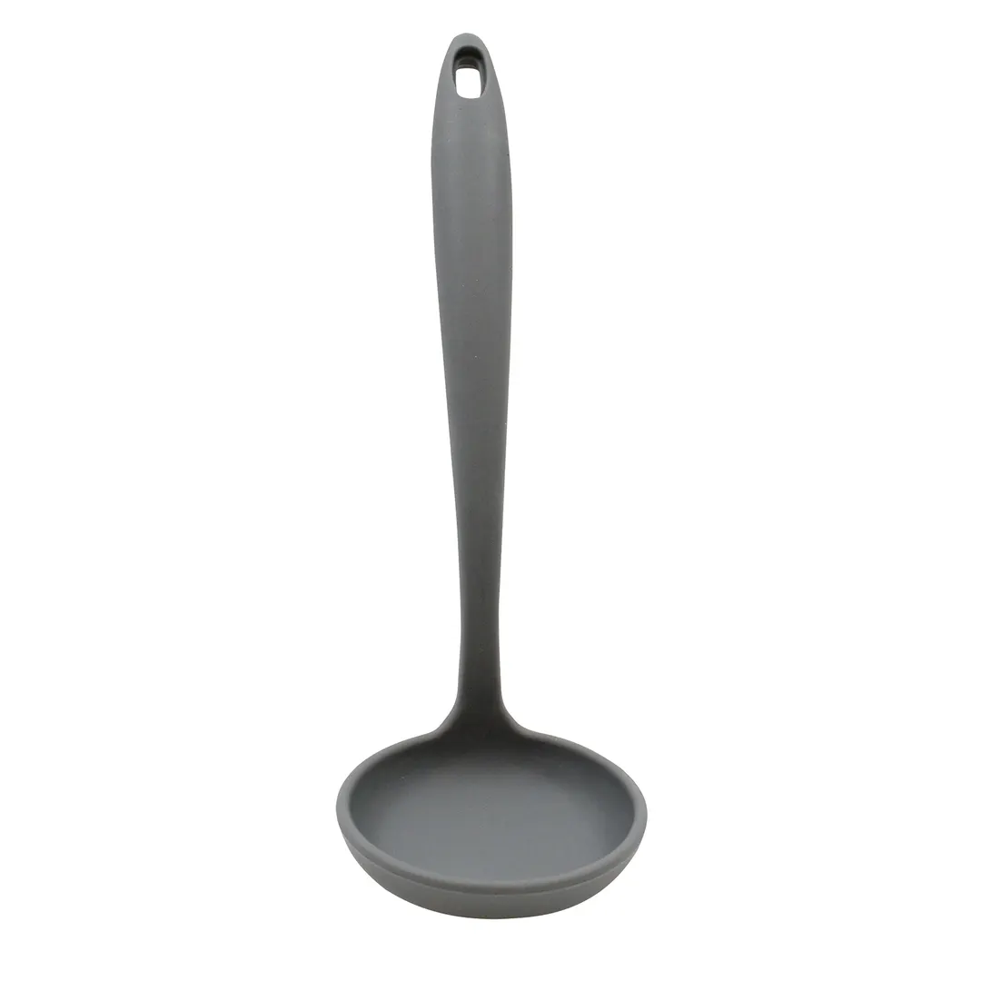 TableCraft Products H3900GY Cash & Carry Ladle, 5 oz, 10-3/4", Silicone, Gray, BPA Free
