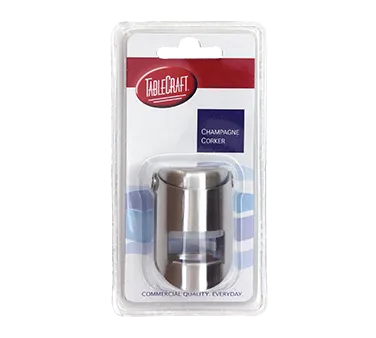 TableCraft Products H398 Champagne Bottle Stainless Cash&Carry Sealer Dishwasher Safe Stopper Only