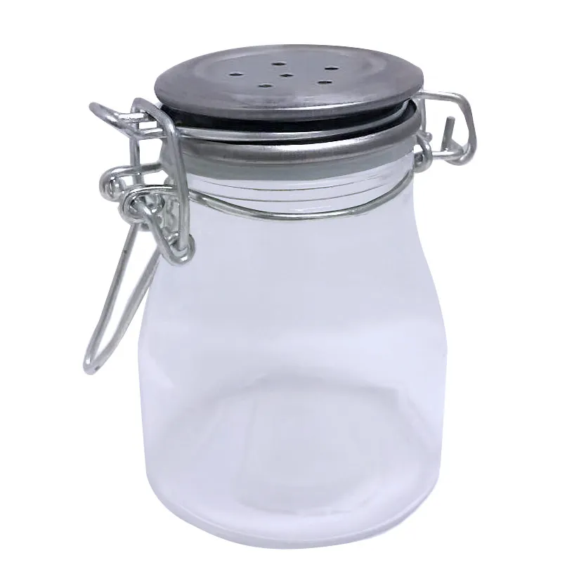 TableCraft Products H3S&P - 3‑Ounce Glass Salt & Pepper Shaker, 2‑1/4" Dia x 3‑1/4" H, Top, Sealable