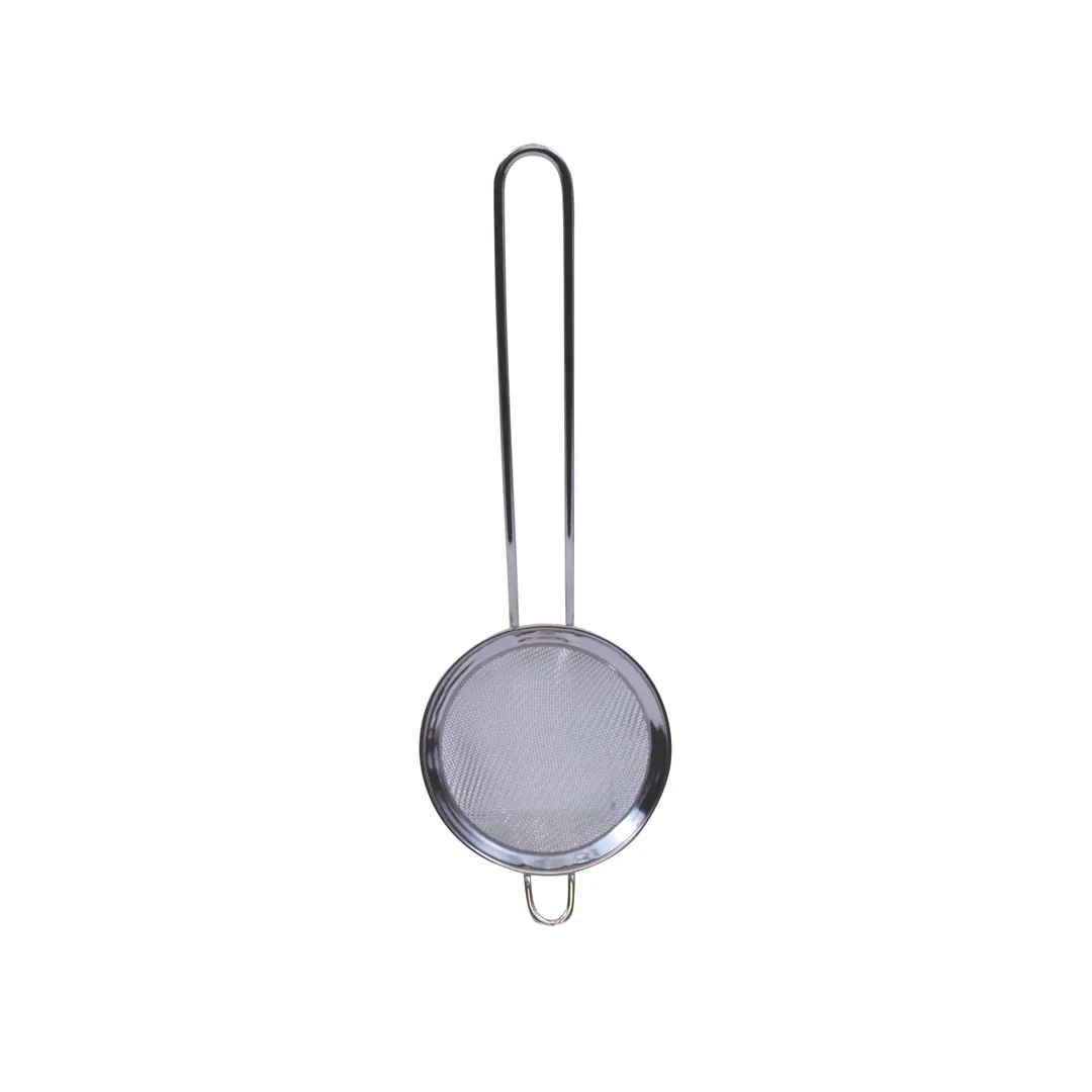 TableCraft Products HS220 Cocktail Strainer, 2-3/4" dia. x 8", Fine Mesh, Stainless Steel