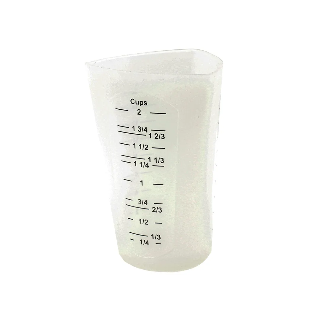 TableCraft Products HSMC32 Measuring Cup, 2 Cup, 16 Oz, Flexible Silicone