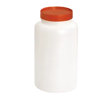 TableCraft JC1064A PourMaster Backup Jar, 1/2 Gal 64oz, Polyethylene, Dishwasher Safe, Caps, Lid