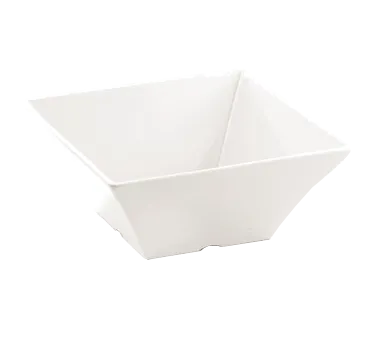 TableCraft MB94 - Square Melamine Bowl, 10" x 10" x 4", 3-4 Quart, Dishwasher Safe, 212°F Safe