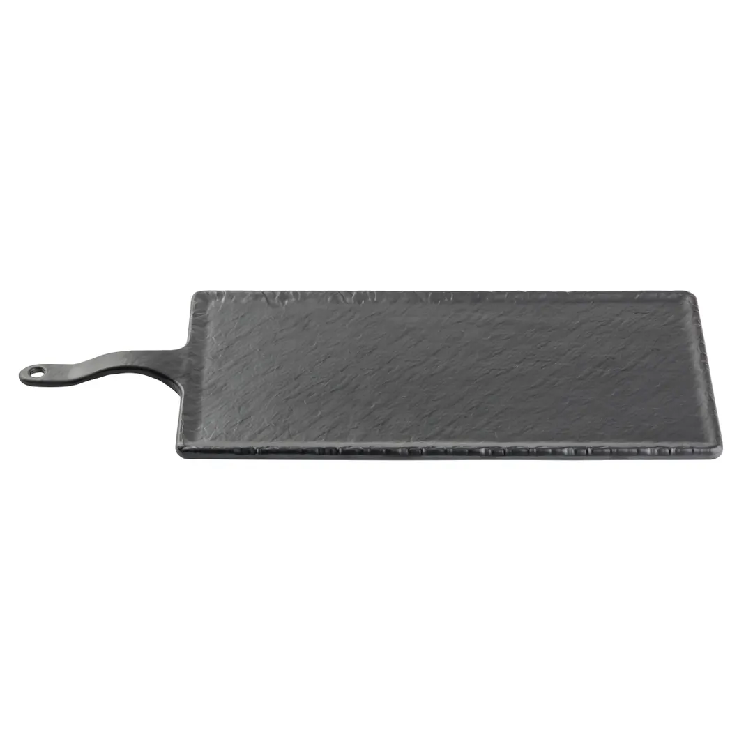 TableCraft Products MSP5120 - Black Slate Paddle, 15-3/4" x 7-3/4", 5" Handle, 212°F Safe, Dishwasher