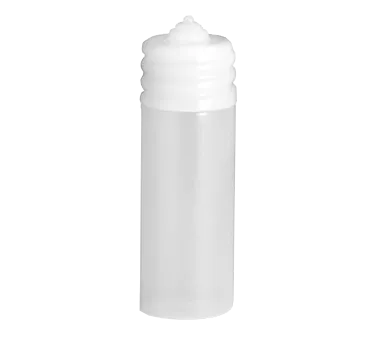 TableCraft N20C - 20oz Clear Polyethylene WideMouth Squeeze Bottle, 63mm Opening, NSF