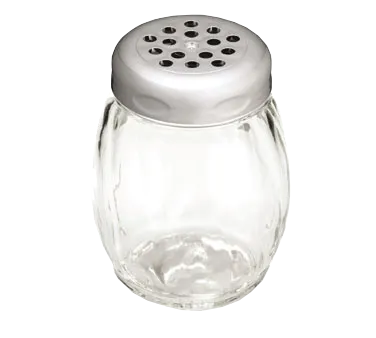 TableCraft Products P260CH Cheese Spice Shaker 6‑9 oz Jar, Perforated Top, BPA‑Free, Dishwasher Safe