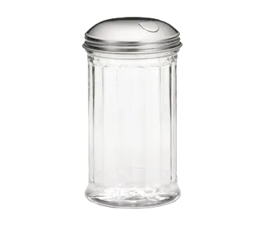 TableCraft P57S Sugar Pourer Shaker, 12 oz, Plastic, Stainless Steel Top, Dishwasher Safe