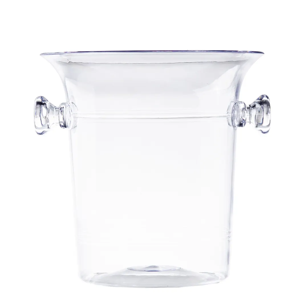 TableCraft PB5120 Wine Bucket – 3.5‑Qt Plastic, 8‑1/2”×8‑1/8”×8‑3/8”, 8‑10” Height, Handles