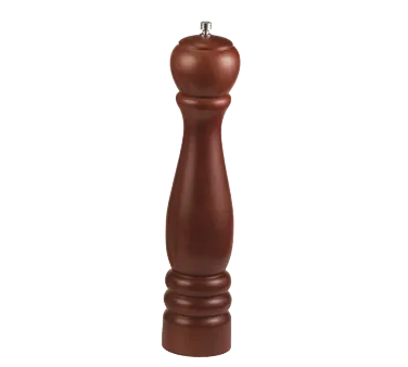 TableCraft Products PM1912 Pepper Mill, 12.5" Height, Mahogany Wood Finish - Individual