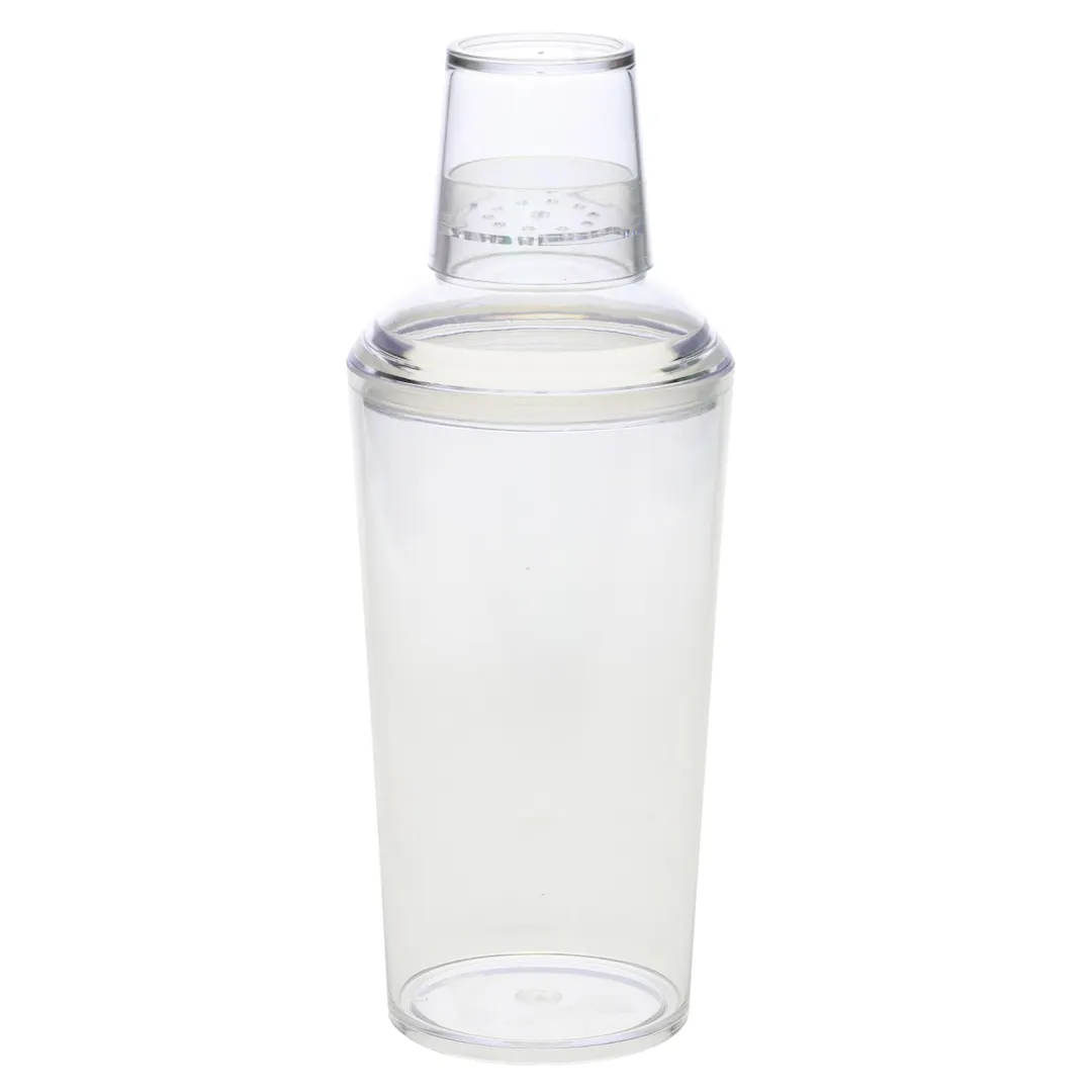 TableCraft Products PS378 27 oz. 3-Piece Cocktail Shaker Set, BPA-Free SAN Plastic