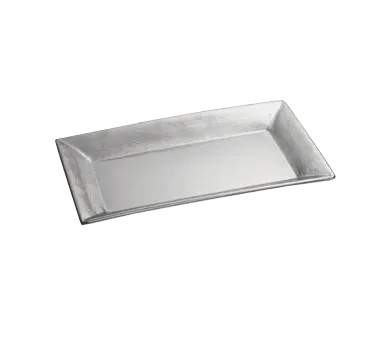 TableCraft R2212 Remington 18/8 SS Tray, Rectangular 22" x 12" 1-1/2" Rice Pattern, Dishwasher Safe