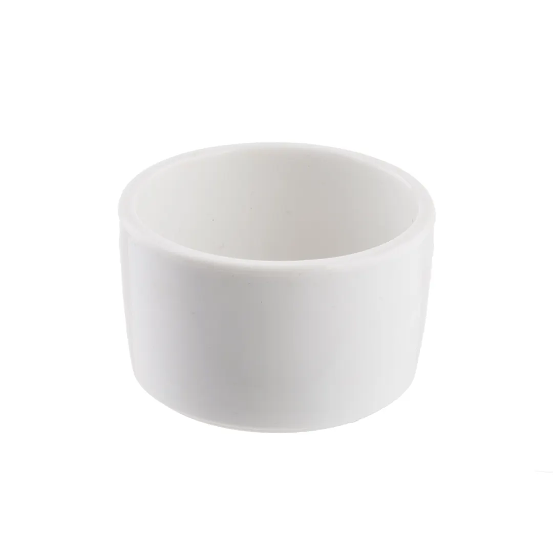 TableCraft Products RAM2RDB - 2 oz Round Melamine Ramekin/Sauce Cup, Bone Color, Durable Plastic