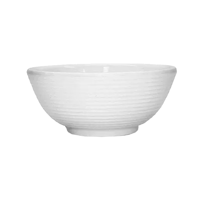 TableCraft Products RAM2RW - 2 oz. White Melamine Ramekin, Ribbed, Dishwasher Safe, 158°F Tolerance