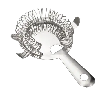 TableCraft S209 Bar Strainer – 4-Prong Stainless Steel, Dishwasher Safe, Cocktail Strainer