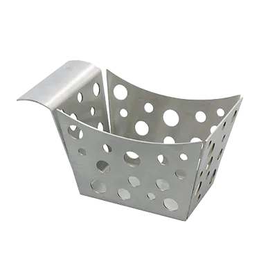 TableCraft Products SCB Stainless Steel Side Basket, 5-3/8" x 3-3/8" x 3-1/8", Satin, Dishwasher Safe