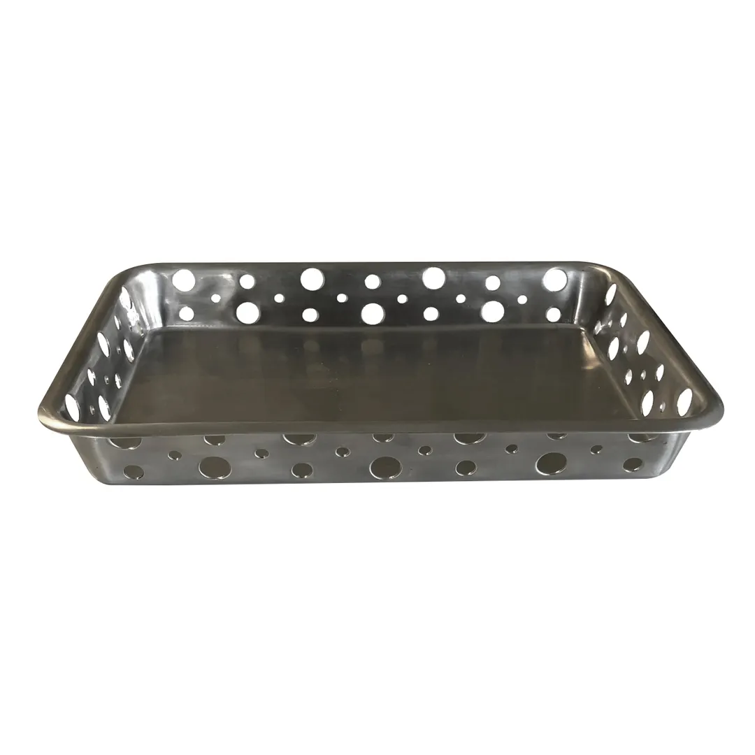 TableCraft SCB139 Stainless Steel Tray 13" x 9" Rectangular Brushed Dishwasher Safe