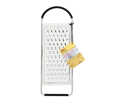 TableCraft SG206BH Flat Grater, 12-1/4" x 4-1/4", Anti‑Slip Stainless Steel Handle & Blade, 10-12"