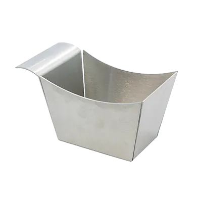 TableCraft Products SSB - Side Basket, 5-3/8" x 3-3/8" x 3-1/8", 18/8 Stainless Steel Satin Finish