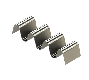 TableCraft TRS34 Taxi Server, 7-5/8" x 2-1/4" x 1-1/2", 3-4 Tacos, Stainless Steel, Dishwasher Safe