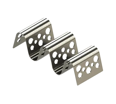 TableCraft Products TRSP23 Taco Taxi, 5‑5/8" x 2‑1/4" x 1‑1/2", Stainless Steel, Holds 2‑3 - 1/Each