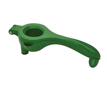 TableCraft Products V119GN Green Citrus Squeezer, Zinc Alloy, Footed, Straining Spout - Hand Wash