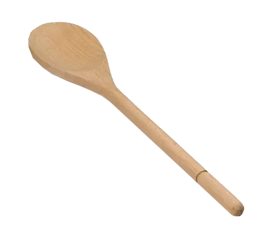 TableCraft W12 - 12" Beechwood Commercial Spatula, Hand Wash Only, Non‑Stick Safe, Kitchen Utensil