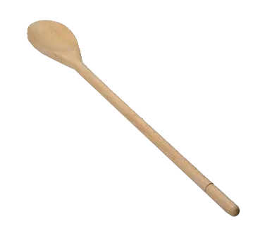TableCraft Products W18 - 18" Beechwood Commercial Spatula, Wooden Spoon, Non-Stick Safe, Hand Wash Only