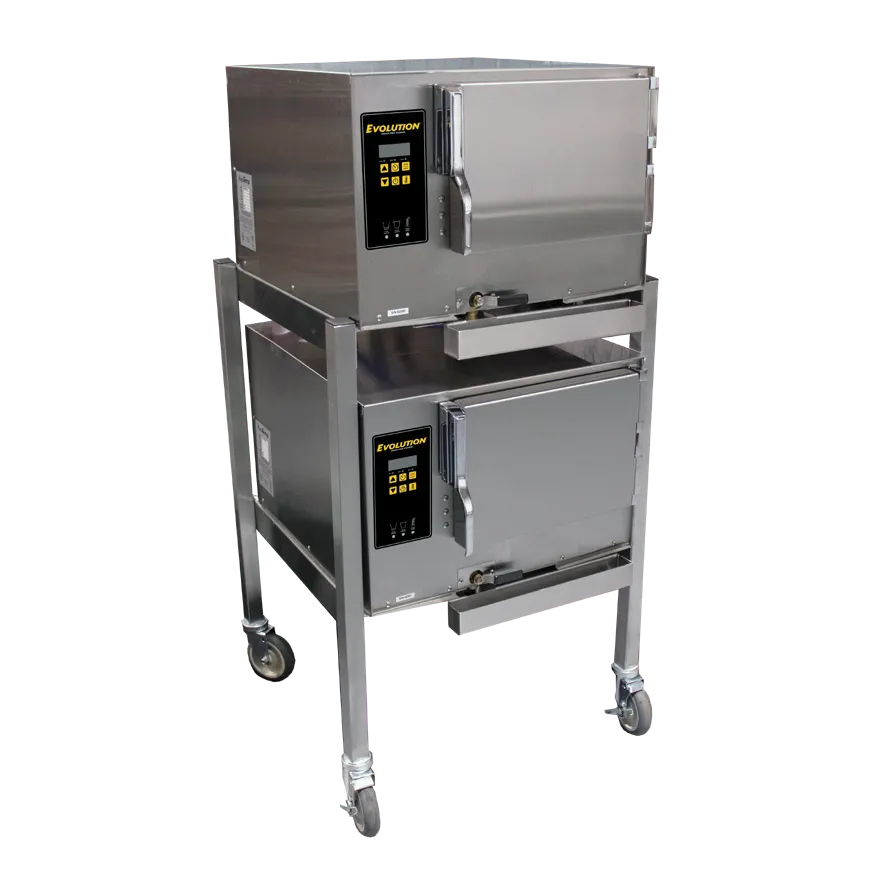 AccuTemp E32401E060 DBL Floor Model Boilerless Electric Convection Steamer