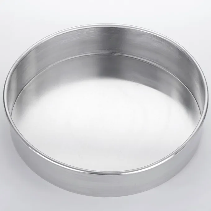 American Metalcraft AM3808PK - 8" Round Aluminum Cake Pan, Lightweight, Pack Of 2 - 2/Pack