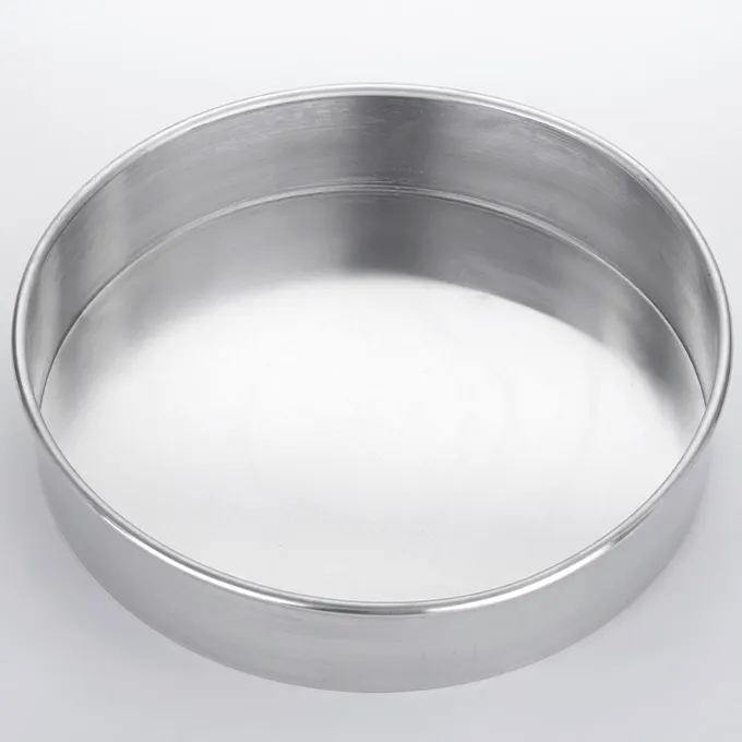 American Metalcraft AM3809PK - 9" Round Aluminum Cake Pan, Lightweight, Pack of 2 - 2/Pack