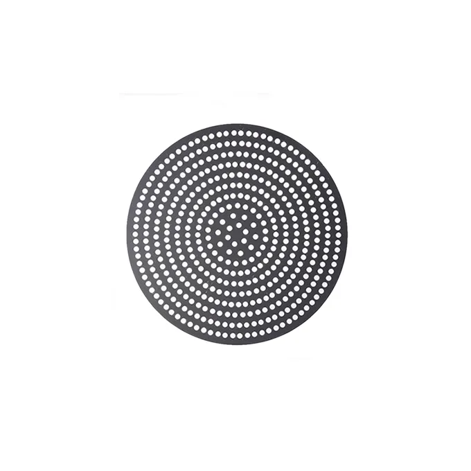 American Metalcraft EZ18907SP 7-1/2" Pizza Pan, Aluminum 18‑Gauge, 1 mm Std/1.5 mm HC, 2×3/8" Holes