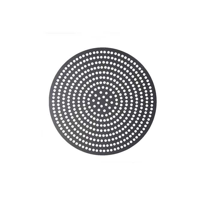 American Metalcraft EZ18908SP - 8" Round Pizza Pan, Perforated 18‑Gauge Aluminum, 1 mm, 3/8" Holes