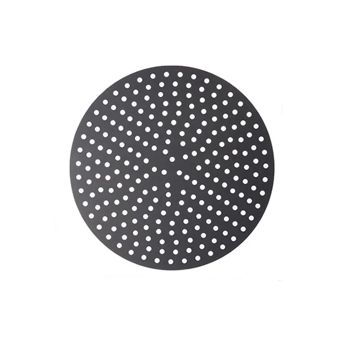 American Metalcraft EZ18911P - 11" Pizza Pan, 10-11" Dia, 3/8" Holes, 18‑Gauge Al, Edge, Tray Style