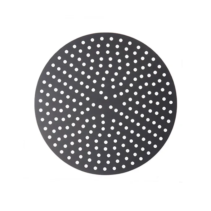 American Metalcraft EZ18913P - 13" Pizza Pan, 18‑Gauge Aluminum, 3/8" Holes, Release Unfinished Edge