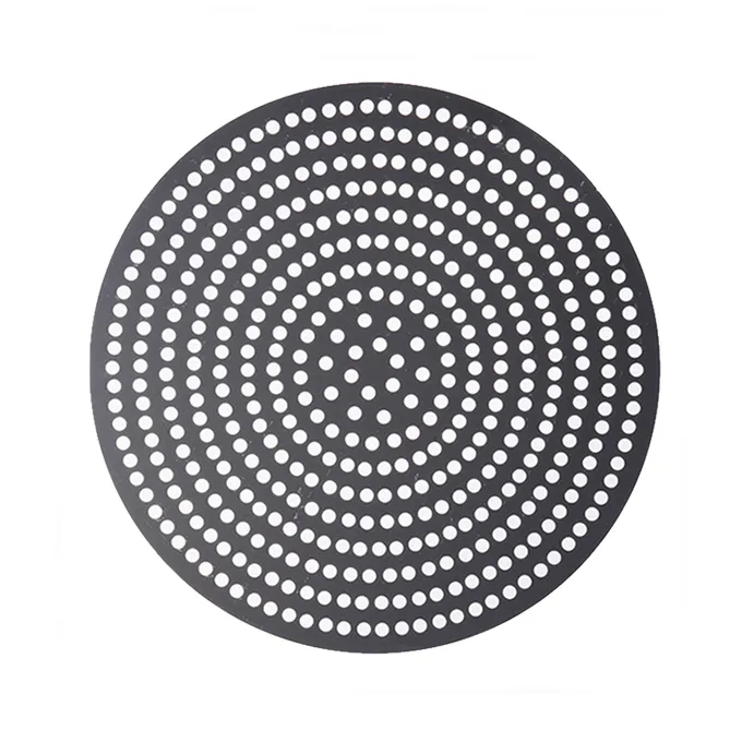 American Metalcraft EZ18914SP - Ez Release 14" Pizza Pan, 3/8" Holes, 18‑Gauge, Dishwasher Safe