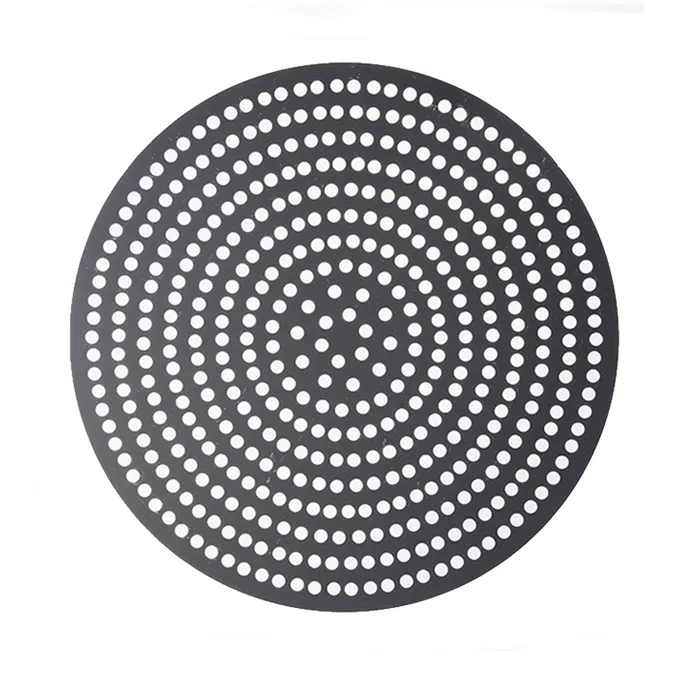 American Metalcraft EZ18915SP - 15" Perforated Aluminum Pizza Pan, 18‑Gauge, Ez Release, 3/8" Holes