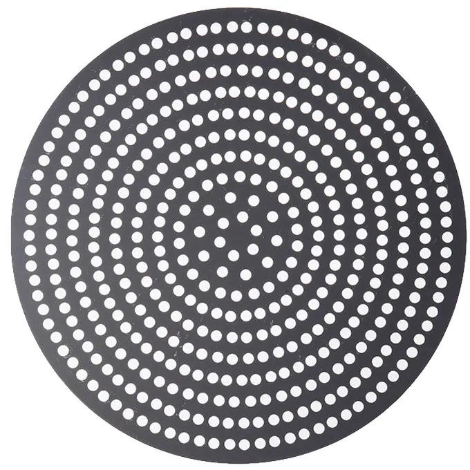 American Metalcraft EZ18920SP 20" Perforated Pizza Pan, 18‑Gauge Aluminum Tray, Disk with 3/8" Holes