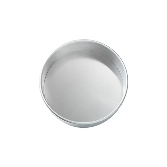 American Metalcraft EZ3806 Clear Round Cake Pan, 6" Dia x 3" Deep, 14‑Gauge Aluminum