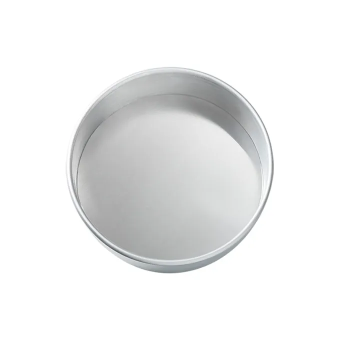 American Metalcraft EZ3808 - EZ Release Round Cake Pan, 8" Dia., 3" Deep, 14‑Gauge Aluminum