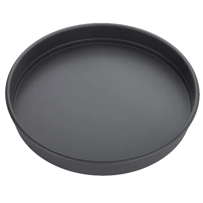 American Metalcraft EZ5018 - 18" Round Commercial Pizza Pan, Straight‑Sided Aluminum, Self‑Stacking
