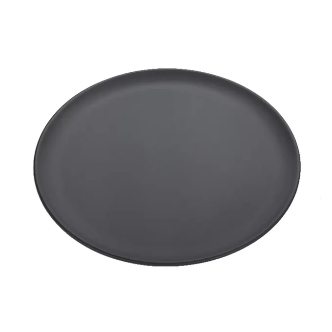 American Metalcraft EZCTP14 - 14" Round Coupe Pizza Pan, Aluminum, Curved Rim, Flat Bottom