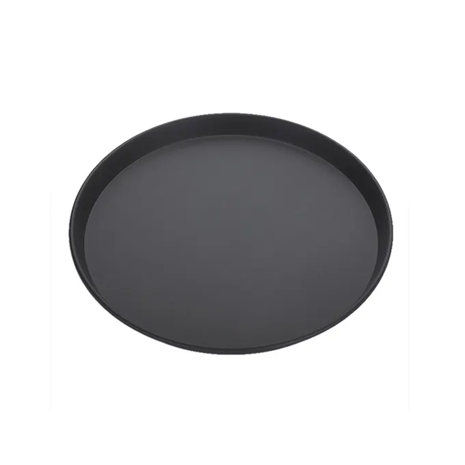 American Metalcraft EZDEP11- 11" Round Aluminum Pizza Pan, 1" Deep Tapered Nesting, Stackable 10-11"