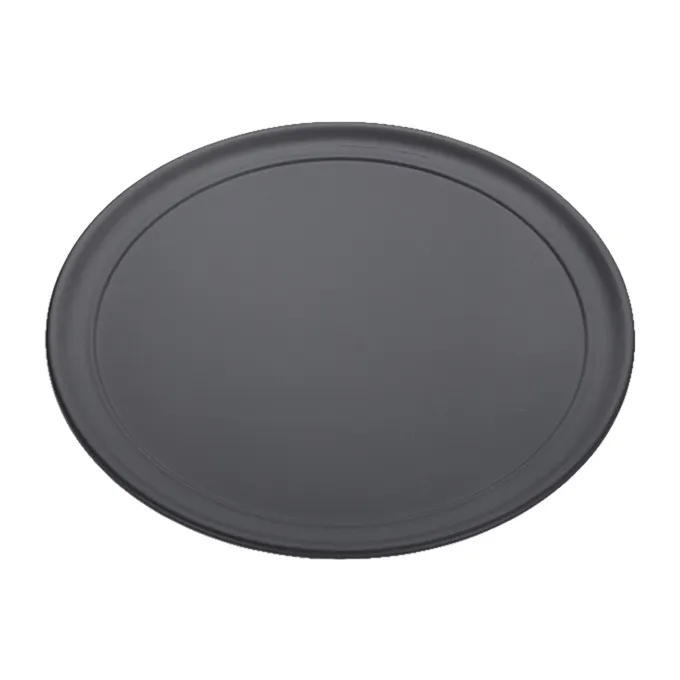 American Metalcraft EZTP16 16" Round Commercial Pizza Pan, Wide Rim, Flat Bottom, Stackable Aluminum